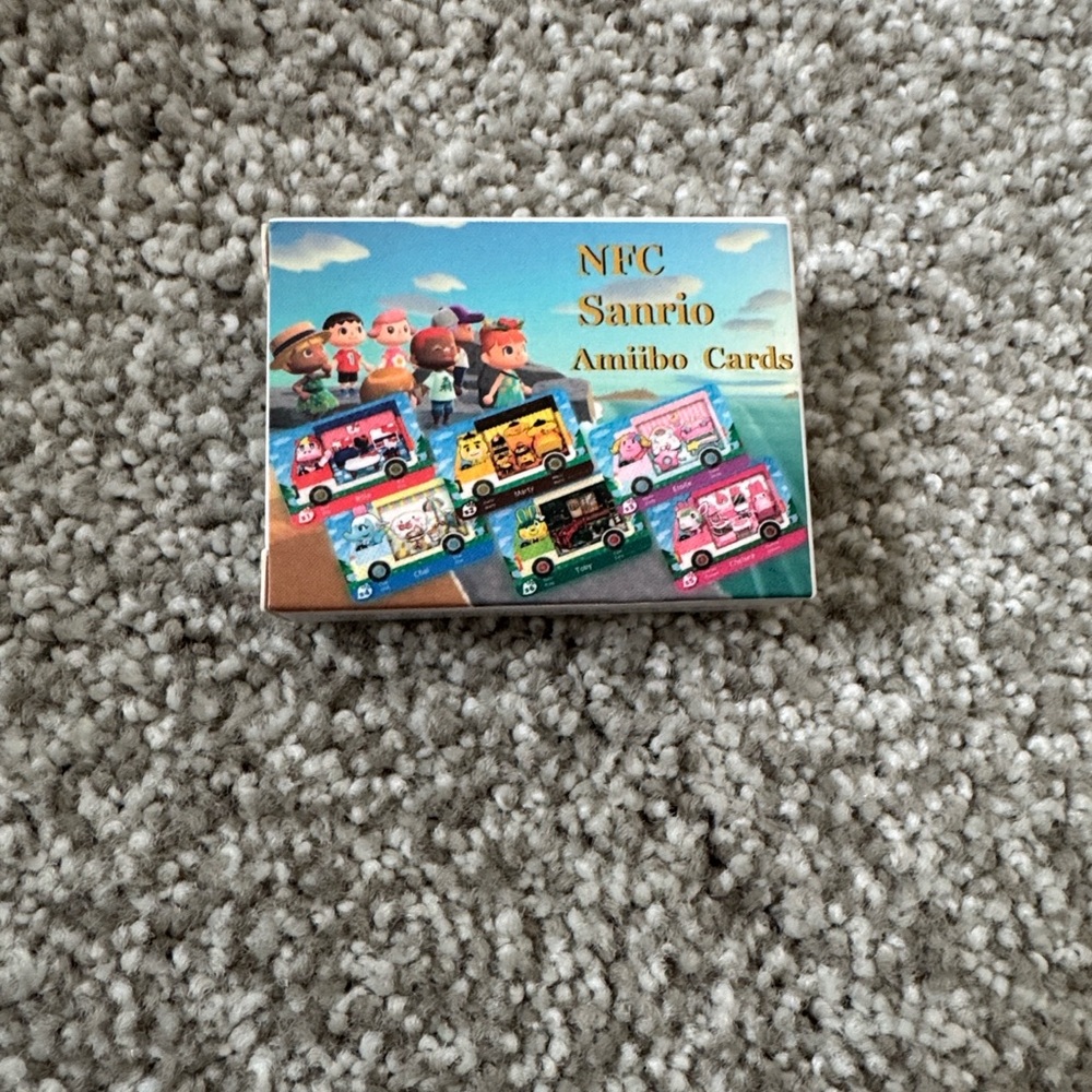 Sanrio Amiibo Cards 6 piece Set
